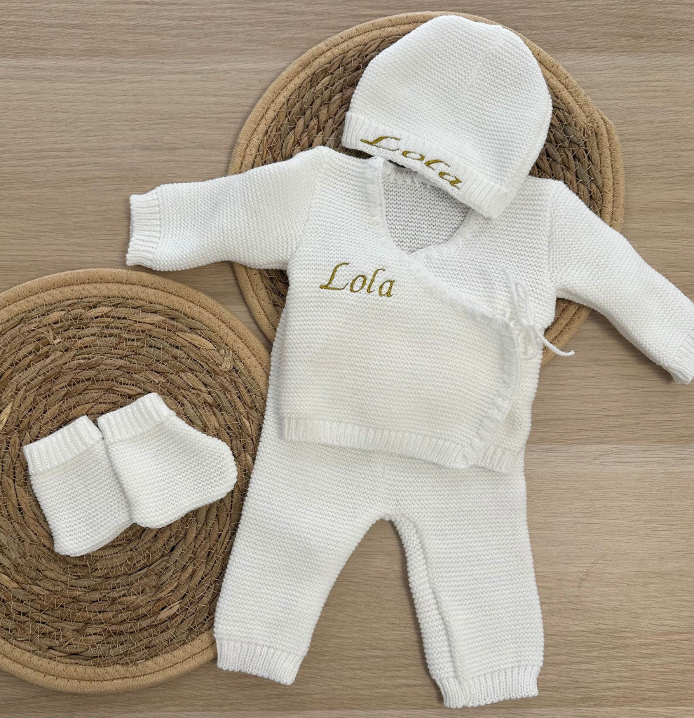 Ensemble en maille personnalisé