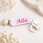 Attache tétine Gaze de coton