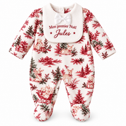 Pyjama 1er Noël Nœud Papillon
