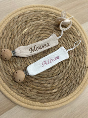 Attache tétine Gaze de coton