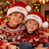 Bonnet de Noël enfant brodé