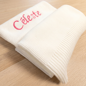 Cotton gauze and fleece blanket