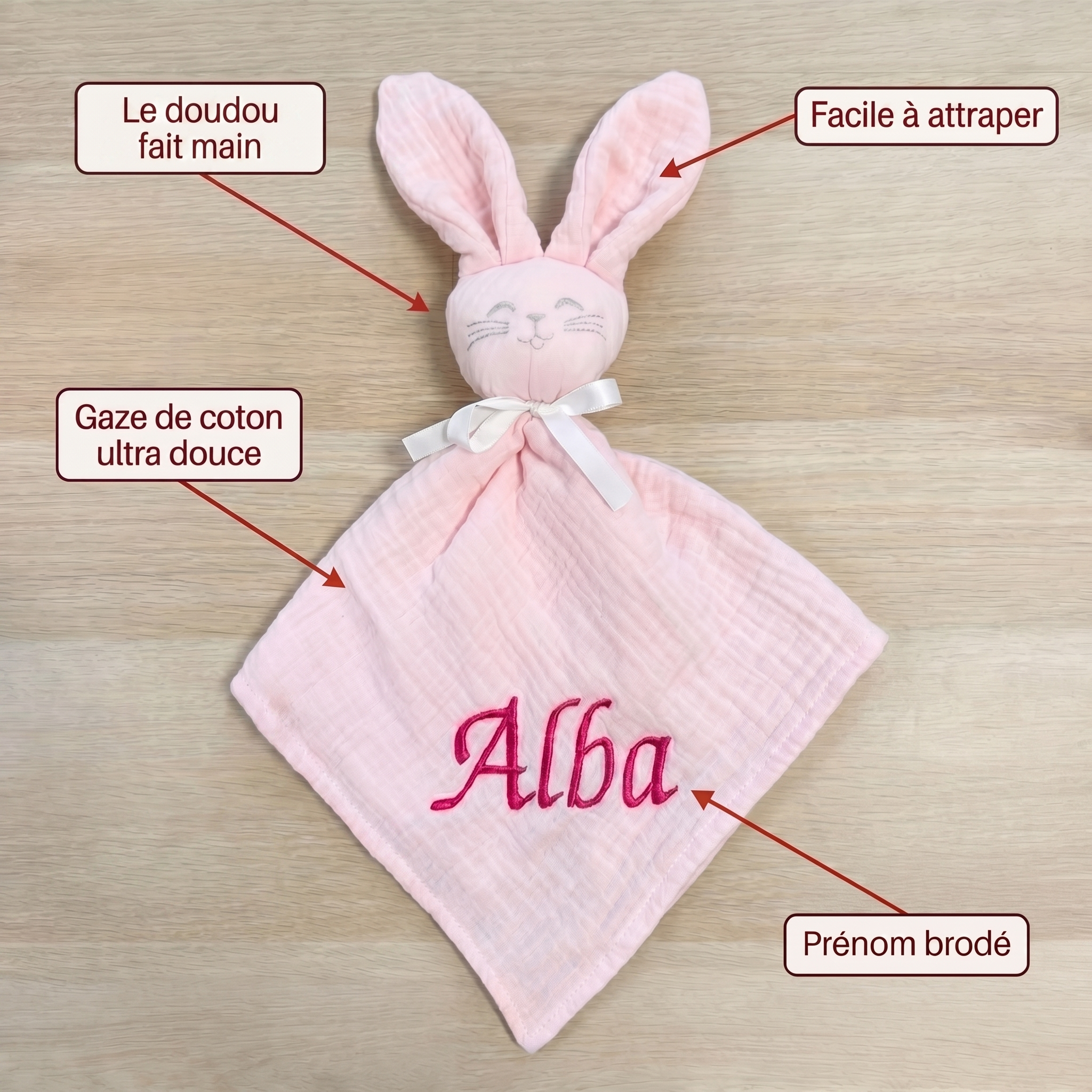 Doudou Gaze de coton