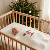 Couverture en maille 1er Noël